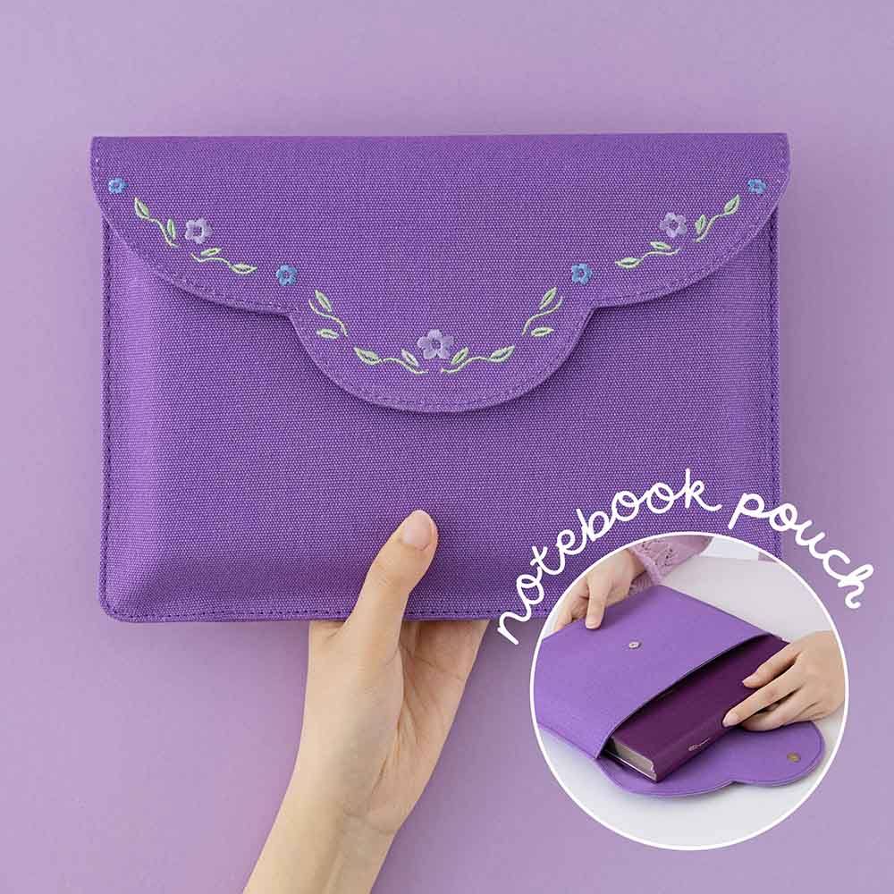 Tsuki 'Enchanted Garden' Notebook Pouch ☾