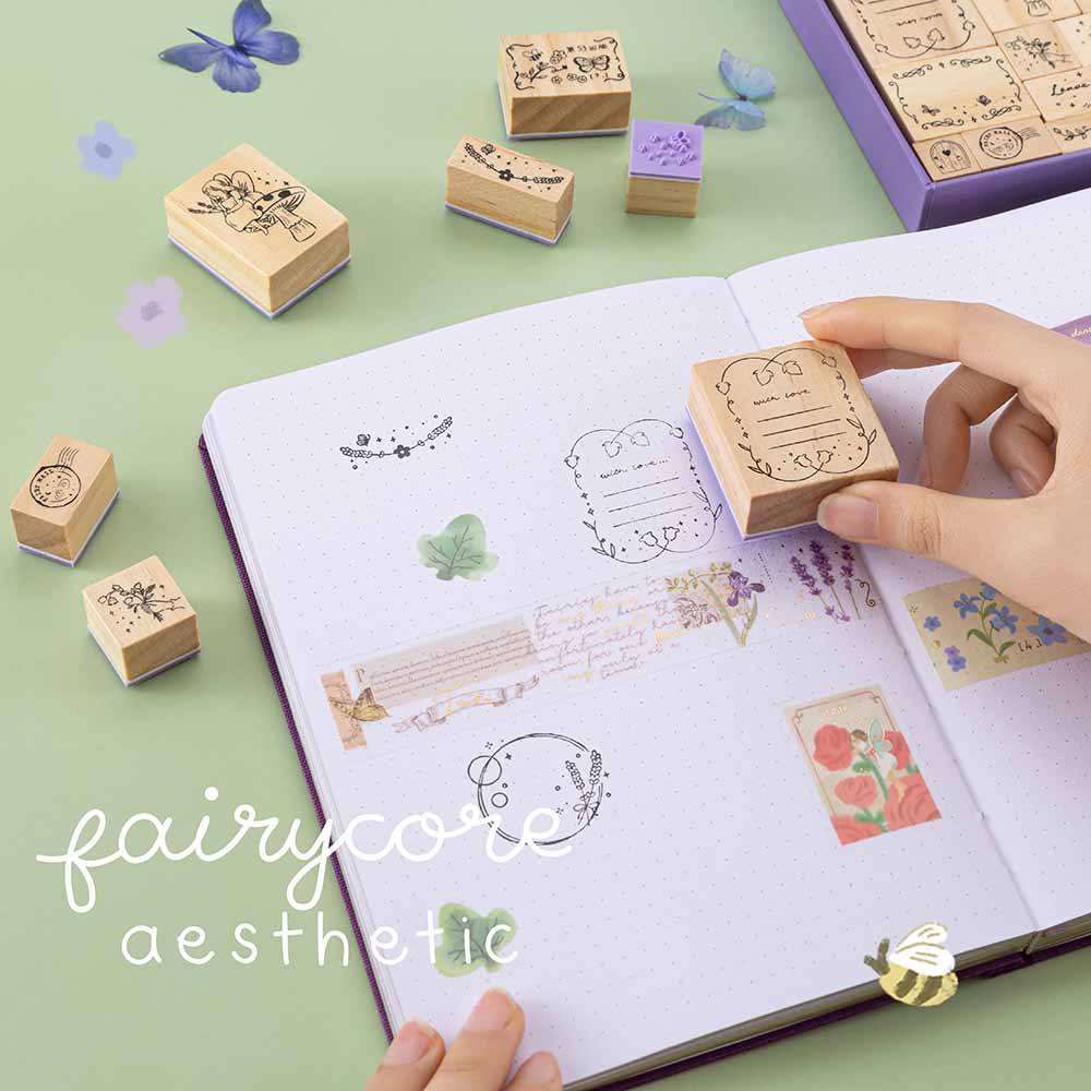 Tsuki 'Enchanted Garden' Bullet Journal Stamp Set ☾