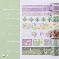 Tsuki 'Enchanted Garden' Washi Tape Set ☾