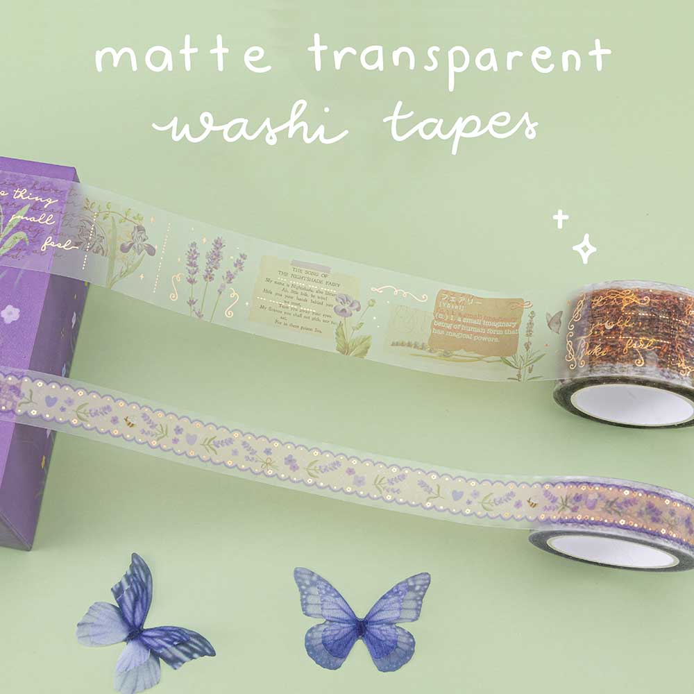 Tsuki 'Enchanted Garden' Washi Tape Set ☾