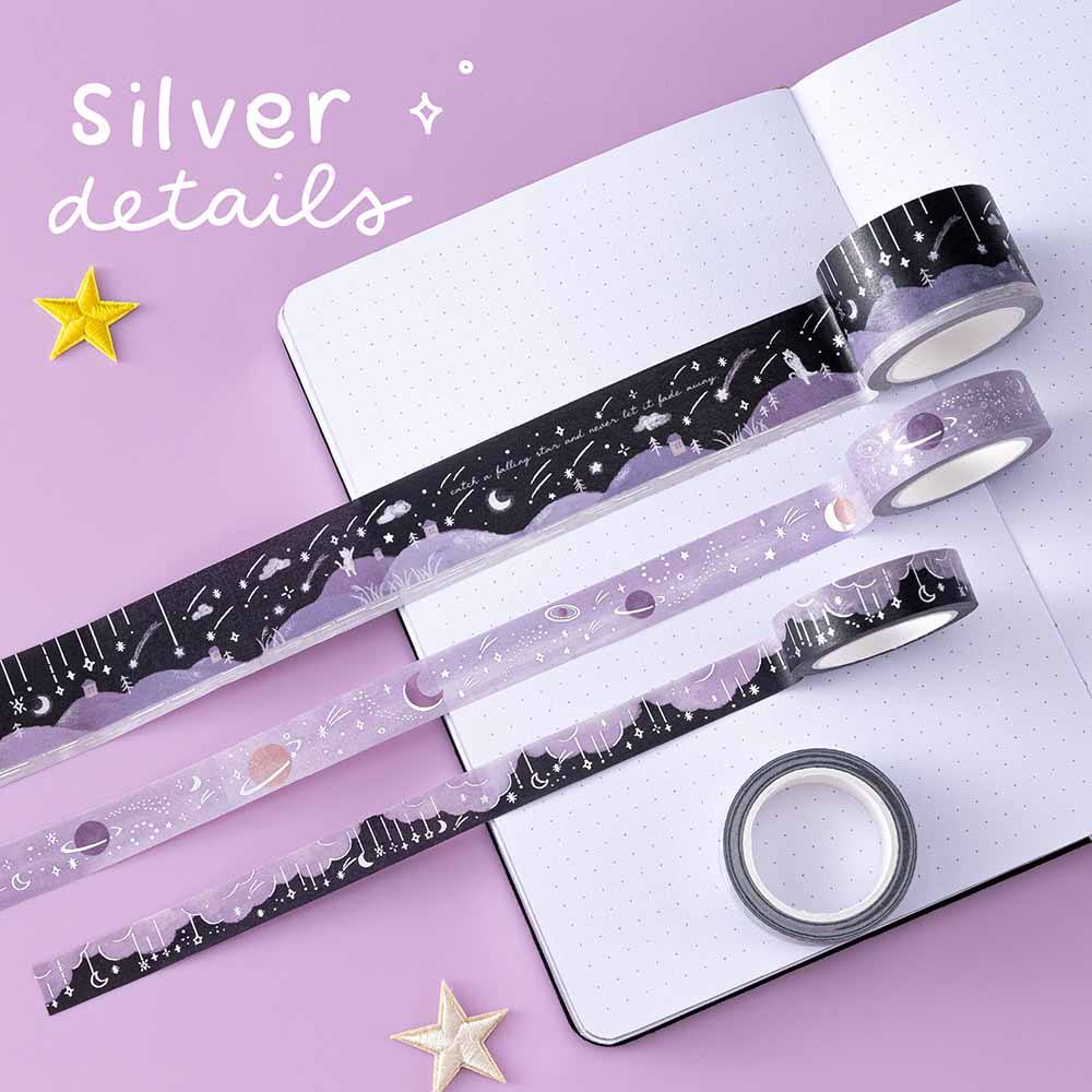 Tsuki 'Falling Stars' Washi Tape Set ☾