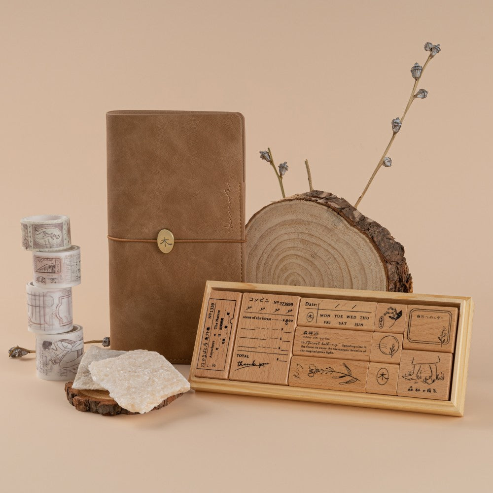Hinoki - 'Into the Forest' Wooden Stamps