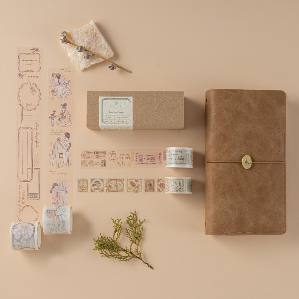 Hinoki - 'Into the Forest' PET + Washi Tape Set
