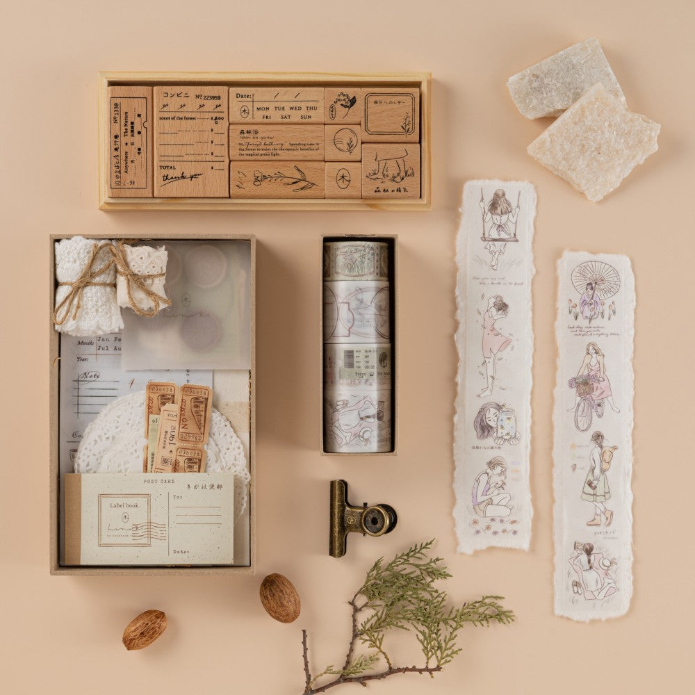 Hinoki - 'Into the Forest' PET + Washi Tape Set