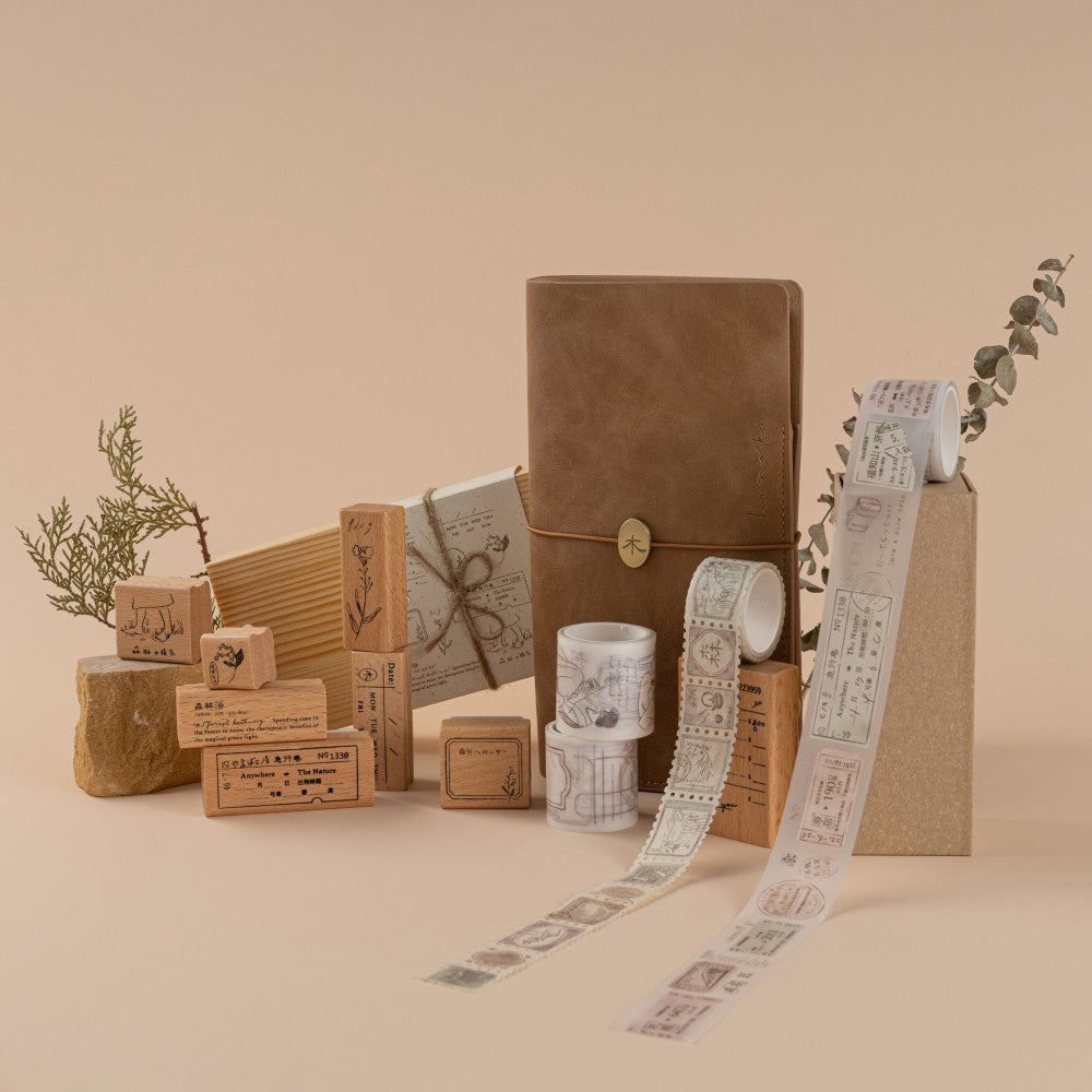 Hinoki - 'Into the Forest' PET + Washi Tape Set