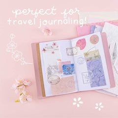 Tsuki 'Sakura Journey' Scrapbook Sticker Set ☾