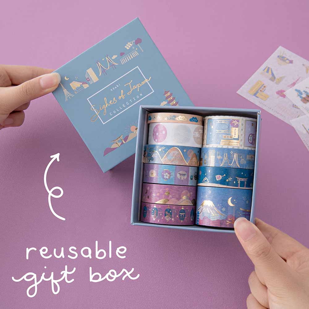 Tsuki 'Sights of Japan' Washi Tape Set ☾