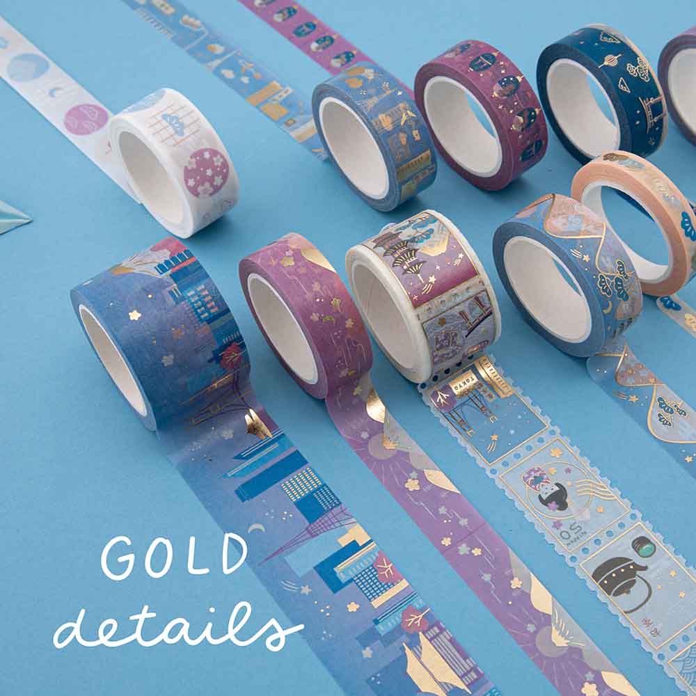 Tsuki 'Sights of Japan' Washi Tape Set ☾