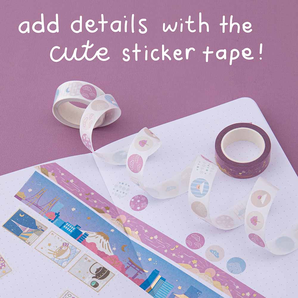 Tsuki 'Sights of Japan' Washi Tape Set ☾