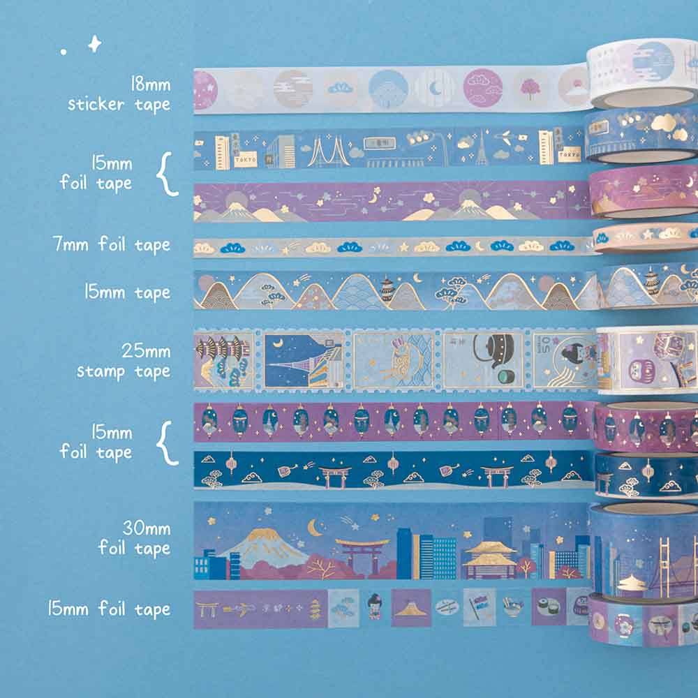 Tsuki 'Sights of Japan' Washi Tape Set ☾