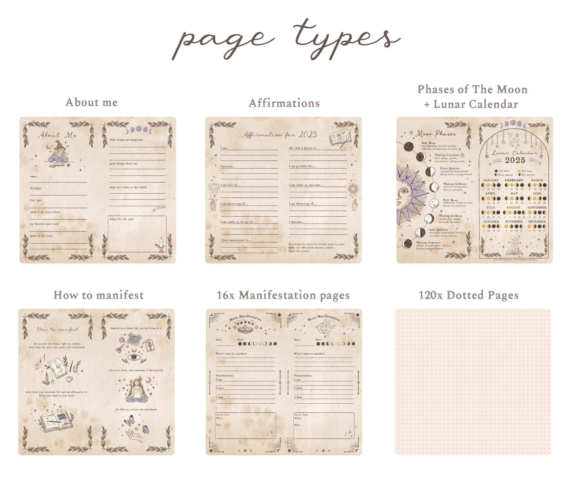 Tsuki 'Le Soleil' Collector's Edition Moon Planner Travel Notebook ☾