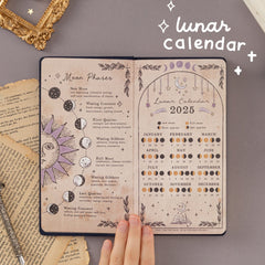 Tsuki 'La Lune' Collector's Edition Moon Planner Travel Notebook ☾
