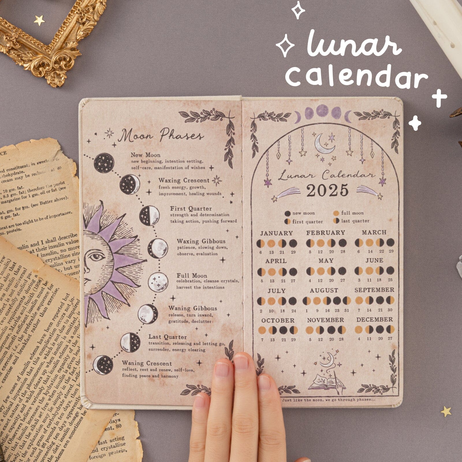 Tsuki 'Le Soleil' Collector's Edition Moon Planner Travel Notebook ☾