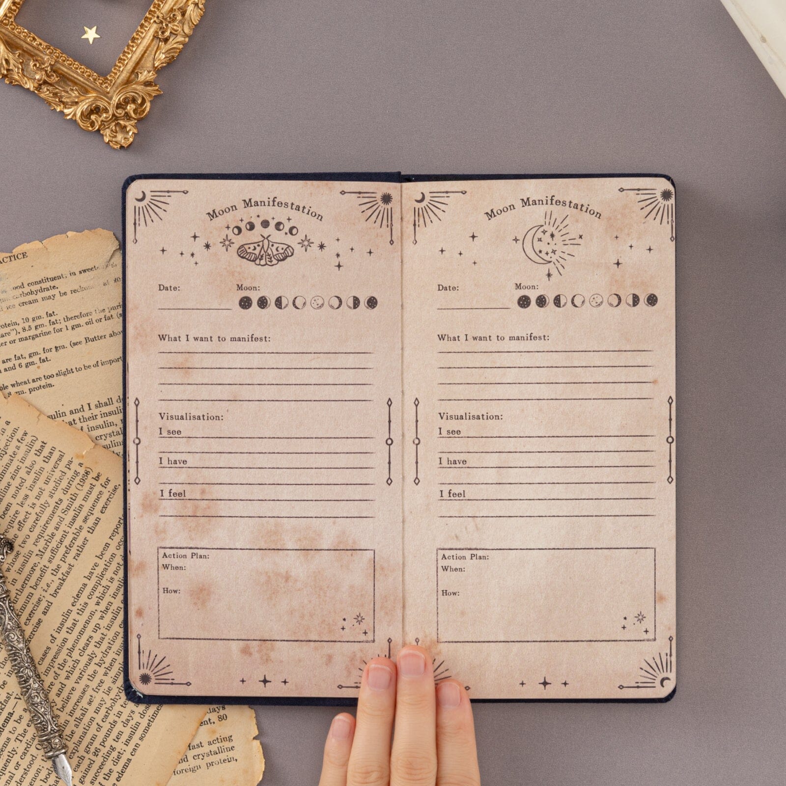 Tsuki 'La Lune' Collector's Edition Moon Planner Travel Notebook ☾