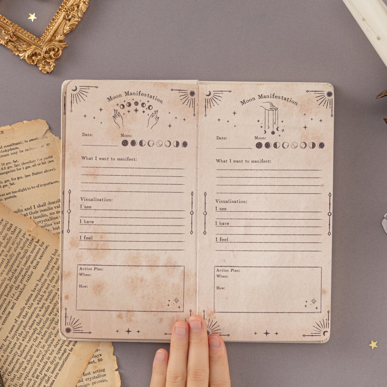 Tsuki 'Le Soleil' Collector's Edition Moon Planner Travel Notebook ☾