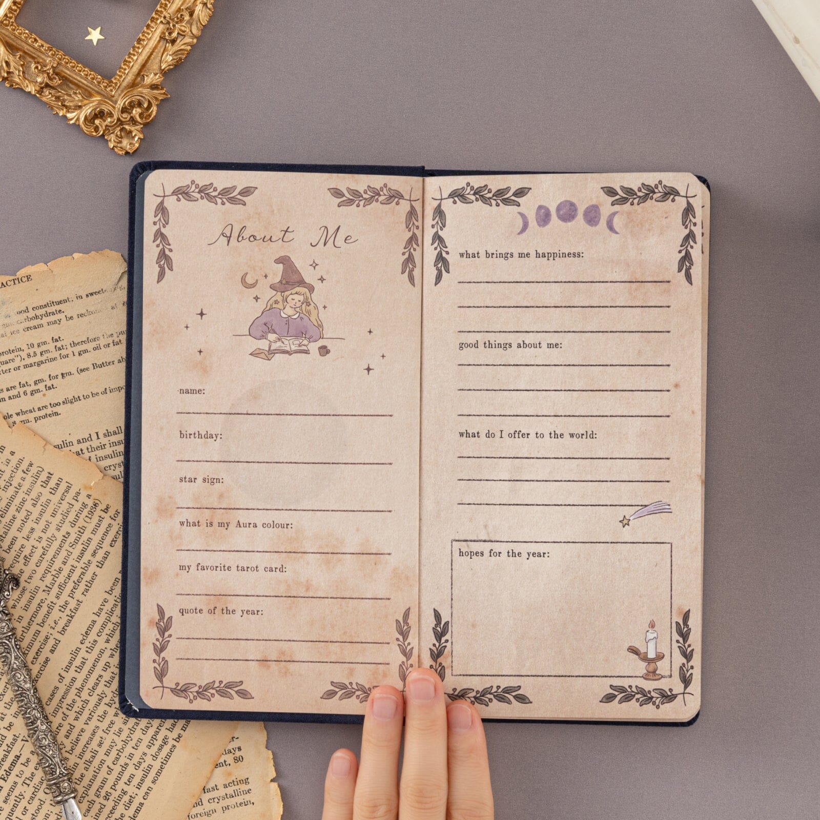 Tsuki 'La Lune' Collector's Edition Moon Planner Travel Notebook ☾