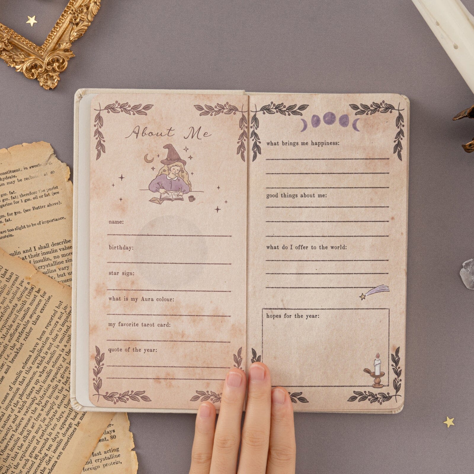 Tsuki 'Le Soleil' Collector's Edition Moon Planner Travel Notebook ☾