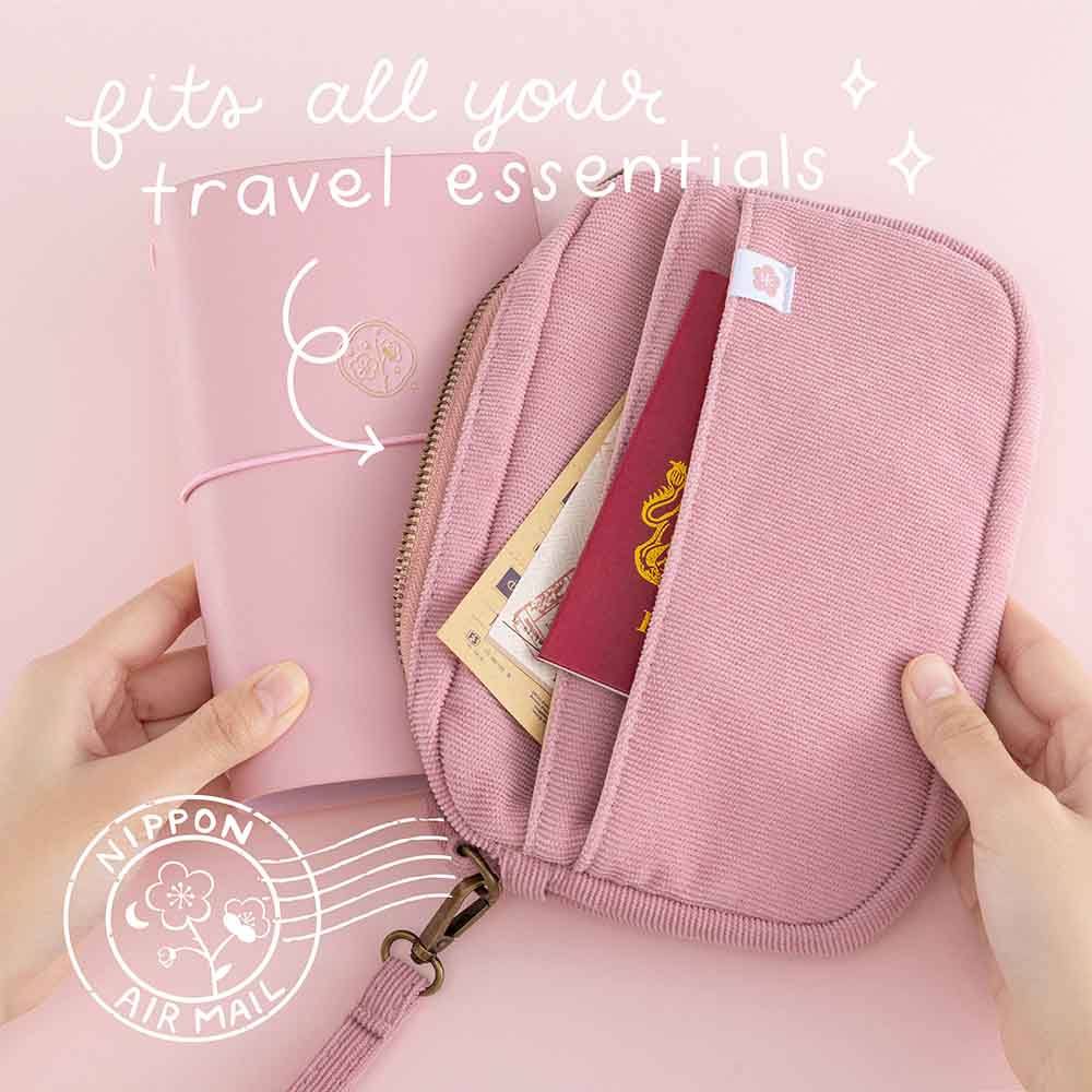 Tsuki 'Sakura Journey' Travel Pouch ☾
