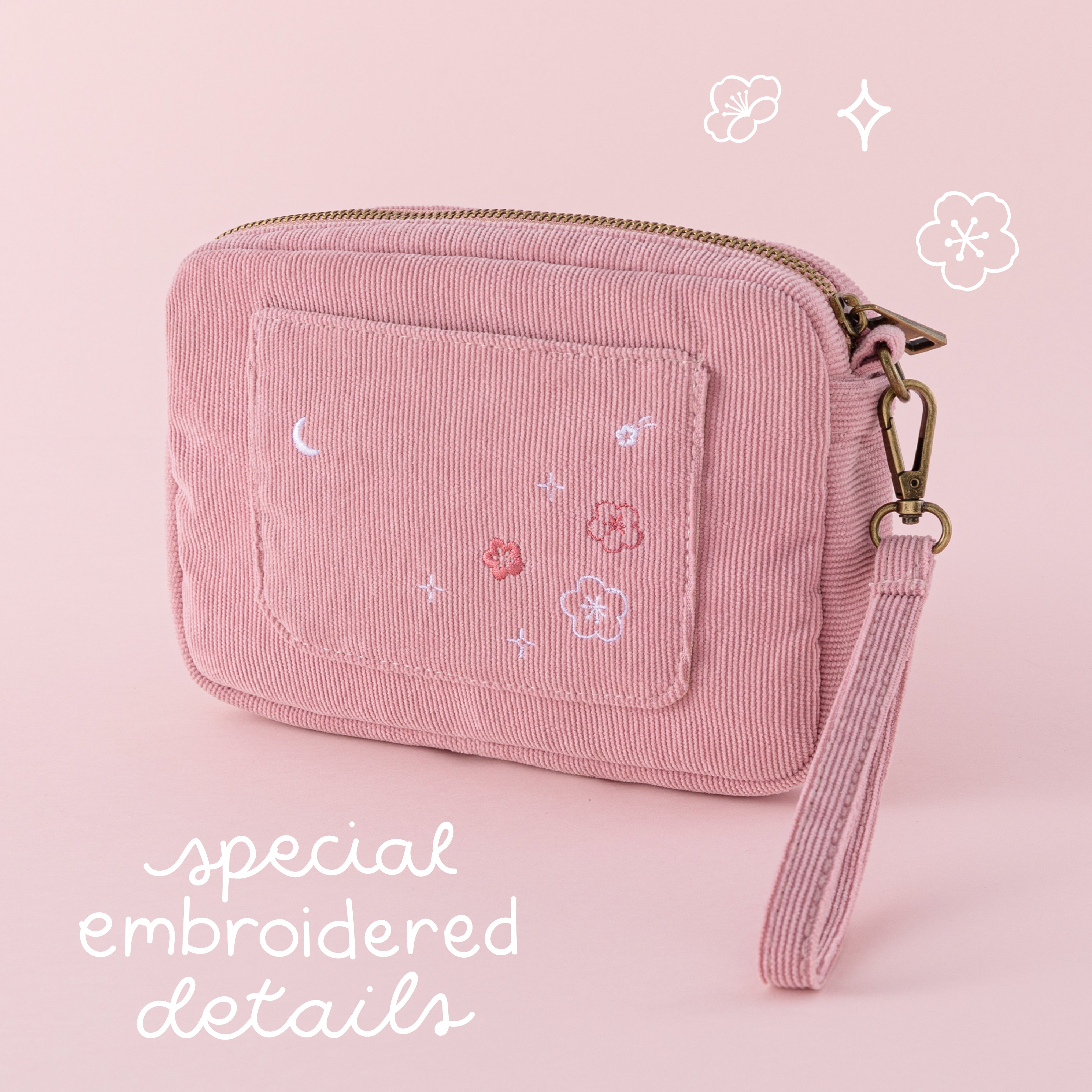 Tsuki 'Sakura Journey' Travel Pouch ☾
