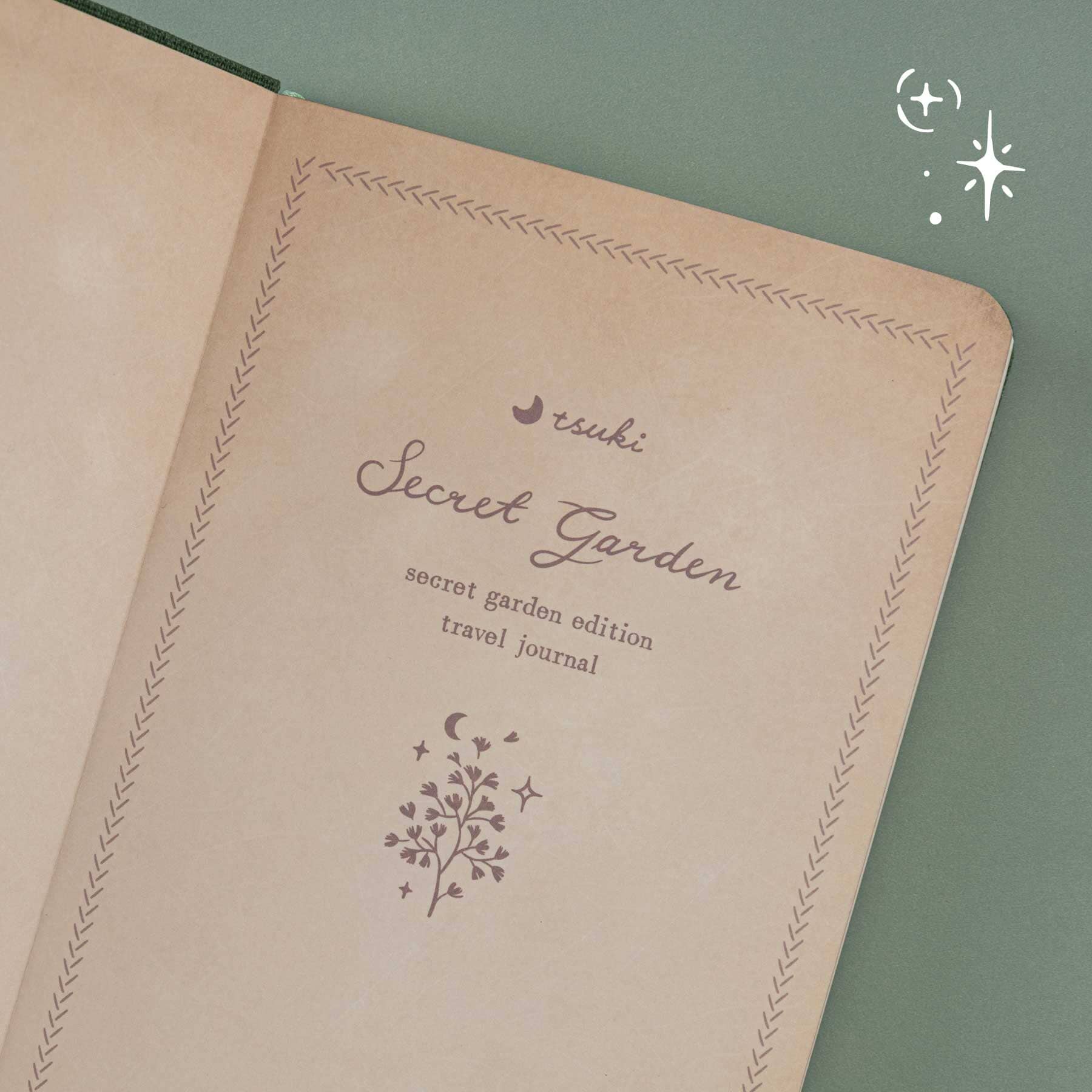 Tsuki 'Secret Garden' Travel Notebook Gift Set ☾