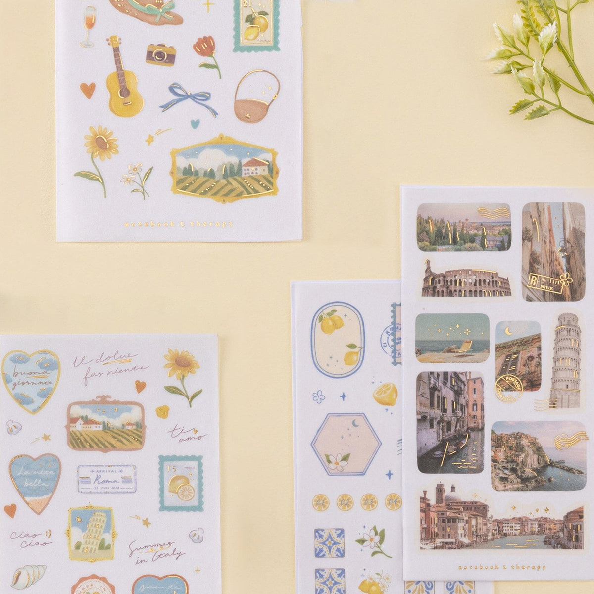 Tsuki 'Summer in Italy' Sticker Set ☾