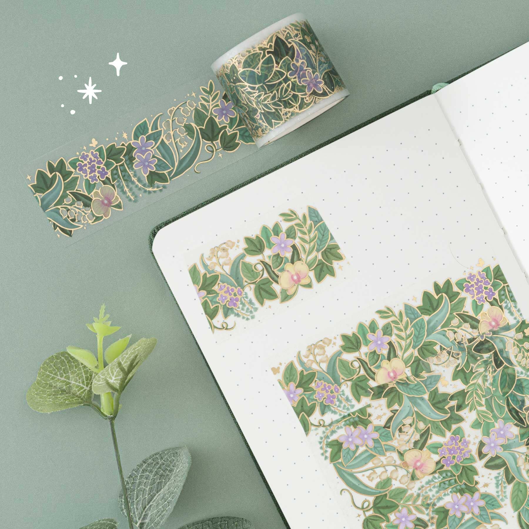 Tsuki 'Secret Garden' Travel Notebook Gift Set ☾