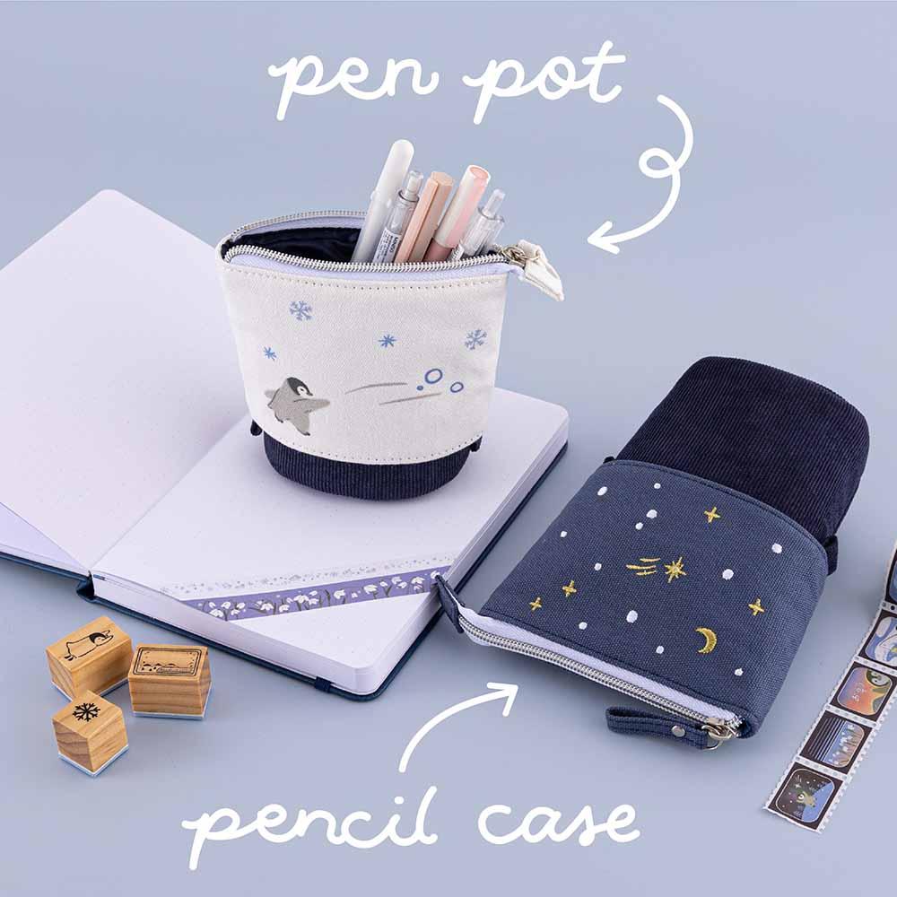 Tsuki 'Dreams of Snow' Pop-Up Pencil Case ☾