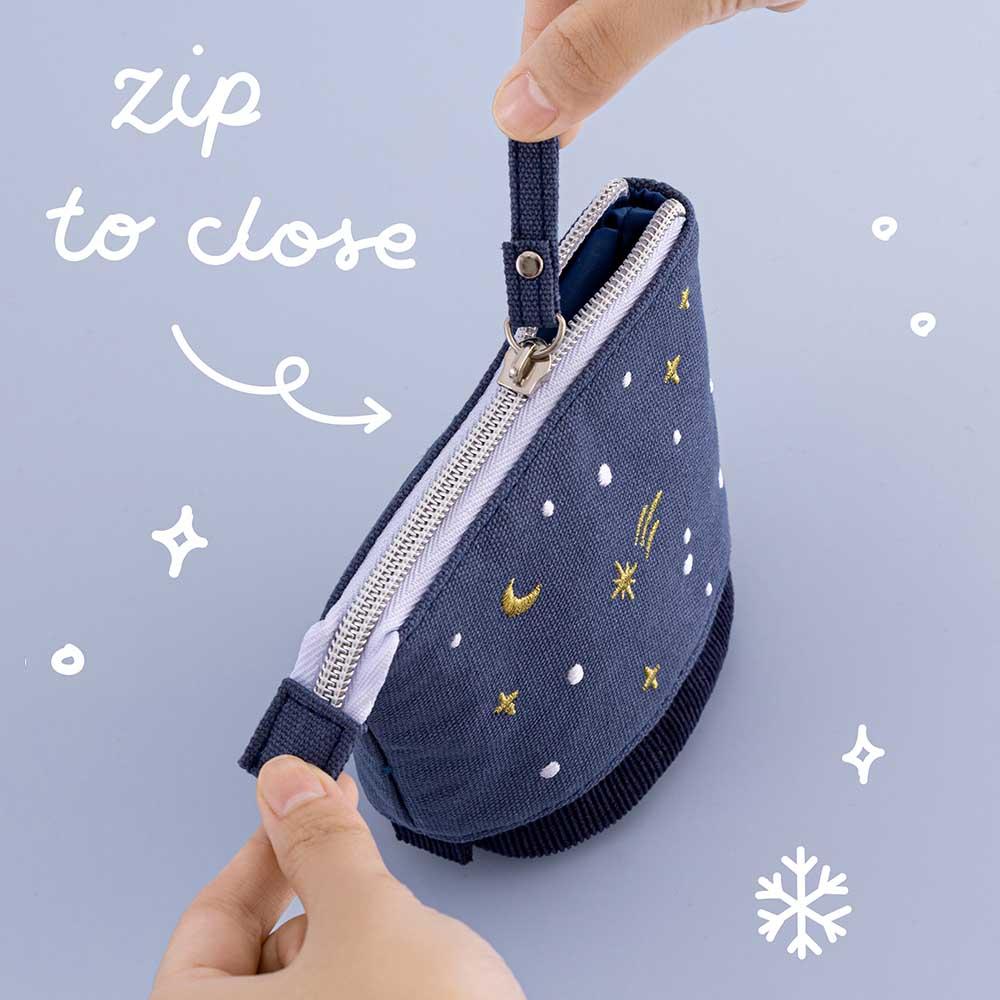 Tsuki 'Dreams of Snow' Pop-Up Pencil Case ☾