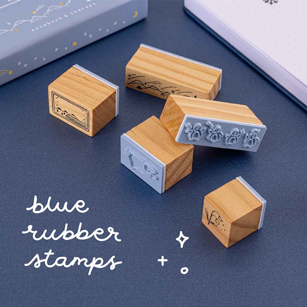 Tsuki 'Dreams of Snow' Bullet Journal Stamp Set ☾