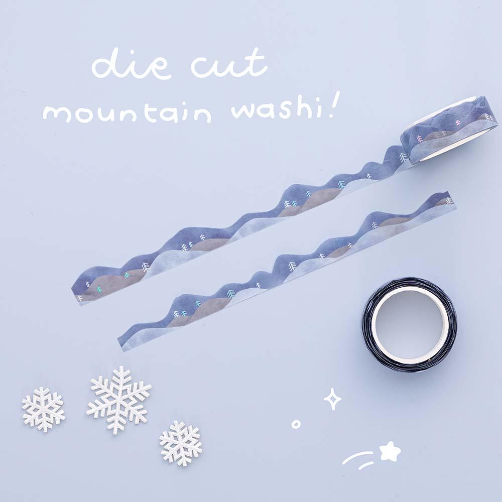 Tsuki 'Dreams of Snow' Holographic Washi Tape Set ☾